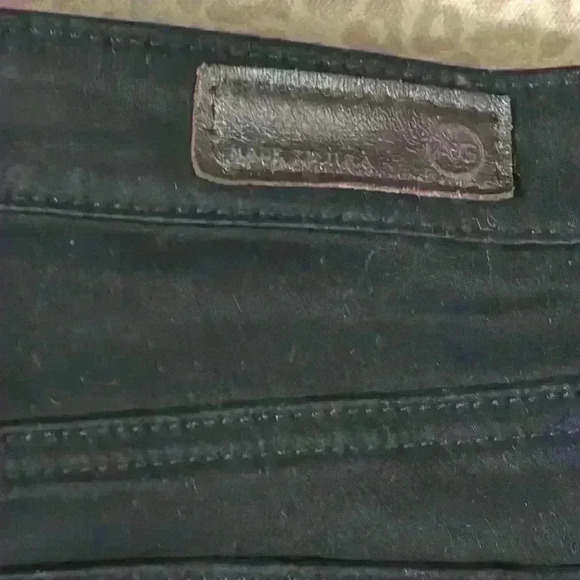 AG Adriano Goldschmeid the Stevie Ankle Slim Straight Leg Jean Black size 27R - Picture 9 of 9